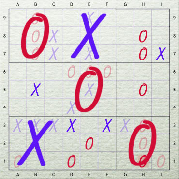 Ultimate tic-tac-toe - The Game Gal